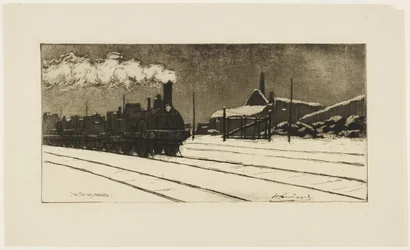 Locomotora, efecto de nieve
